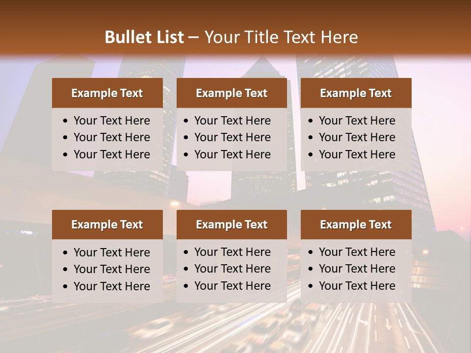 Night City PowerPoint Template
