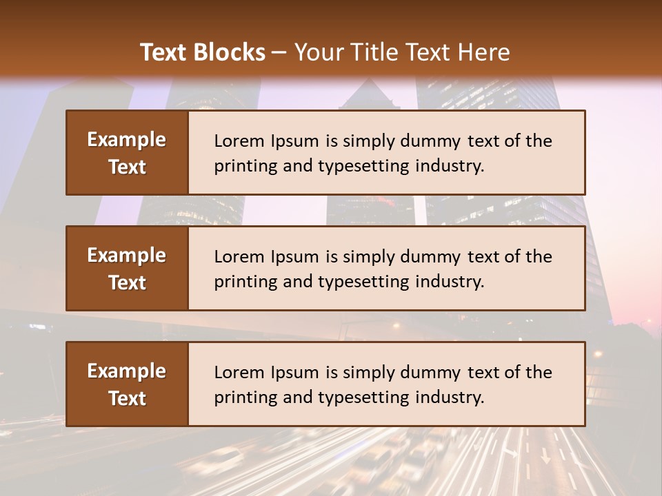 Night City PowerPoint Template