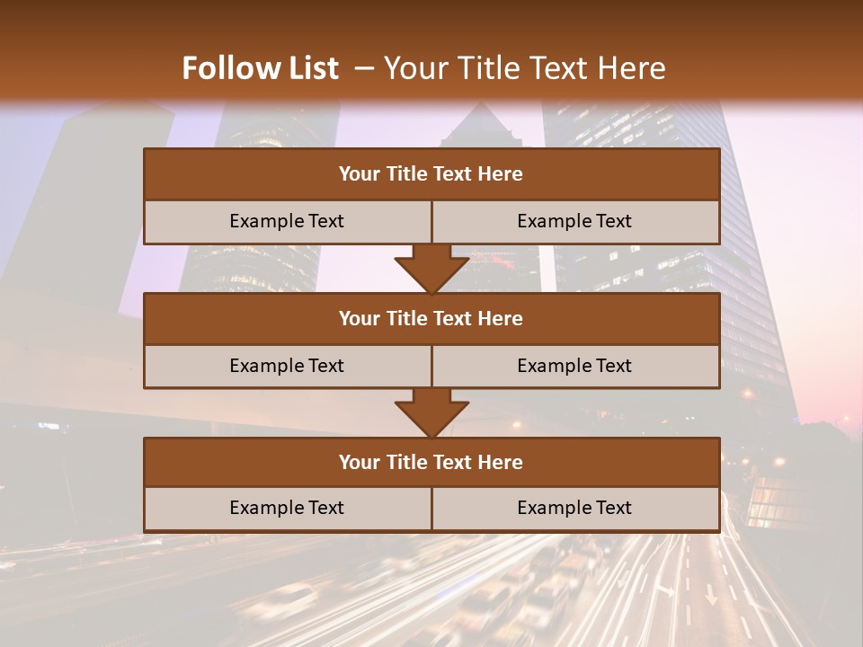 Night City PowerPoint Template