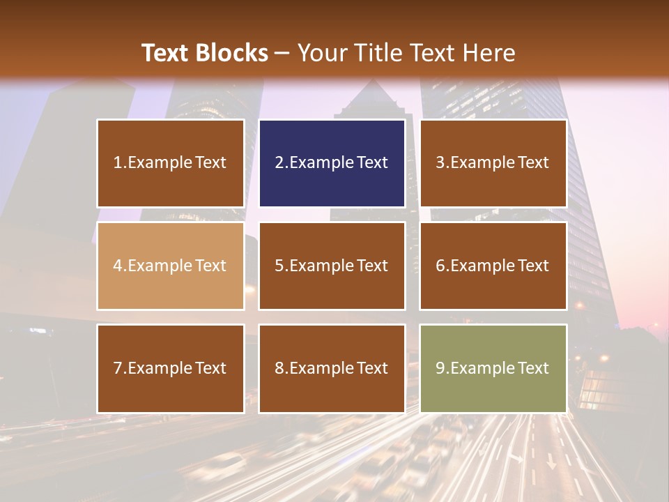 Night City PowerPoint Template