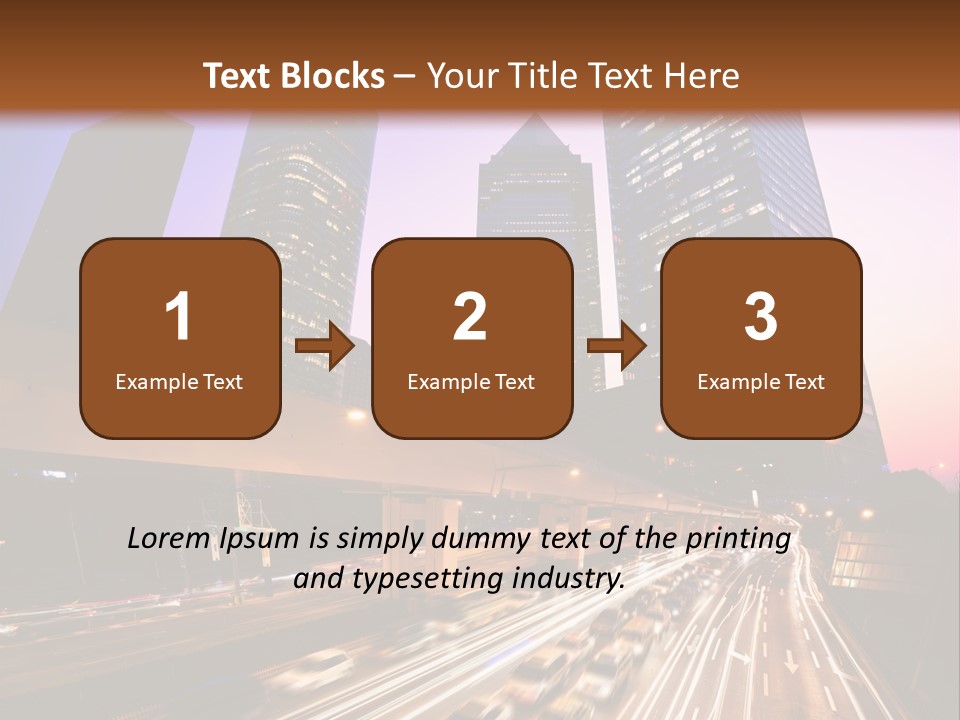 Night City PowerPoint Template