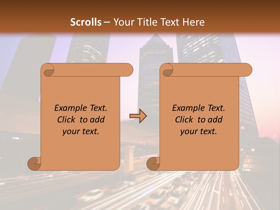 Night City PowerPoint Template