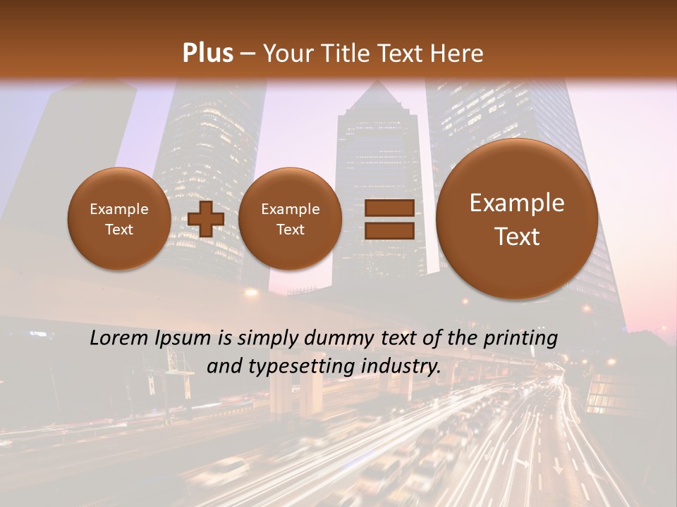 Night City PowerPoint Template