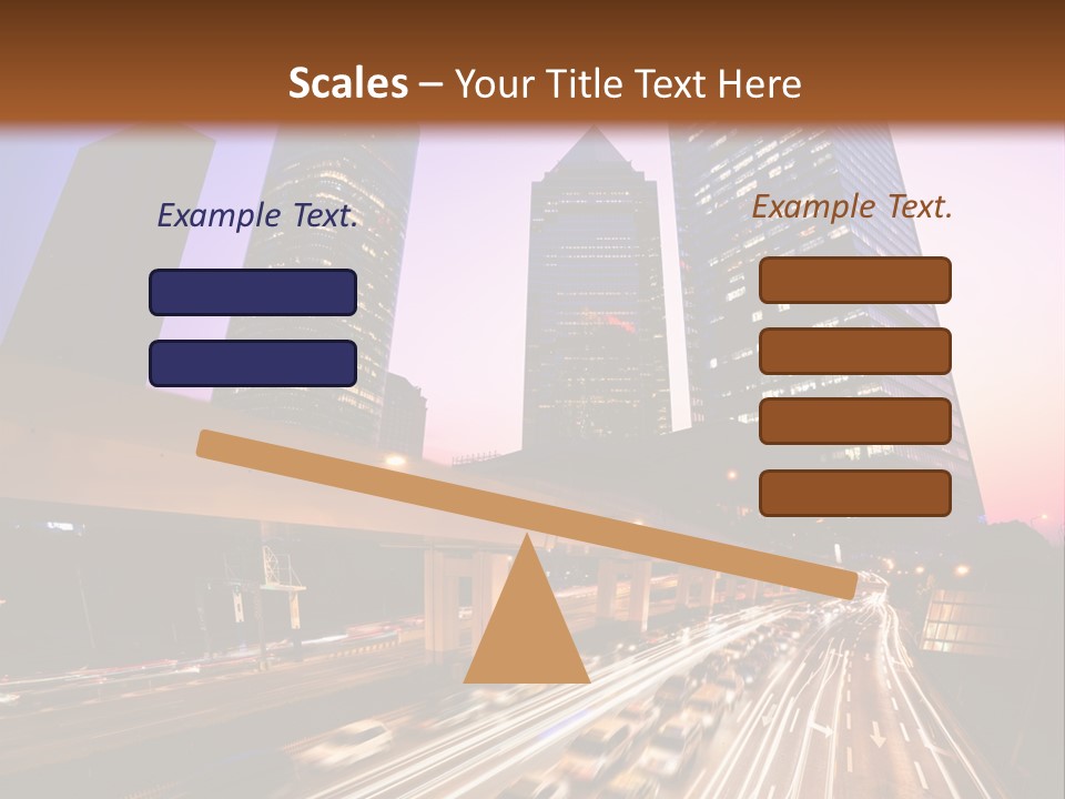 Night City PowerPoint Template