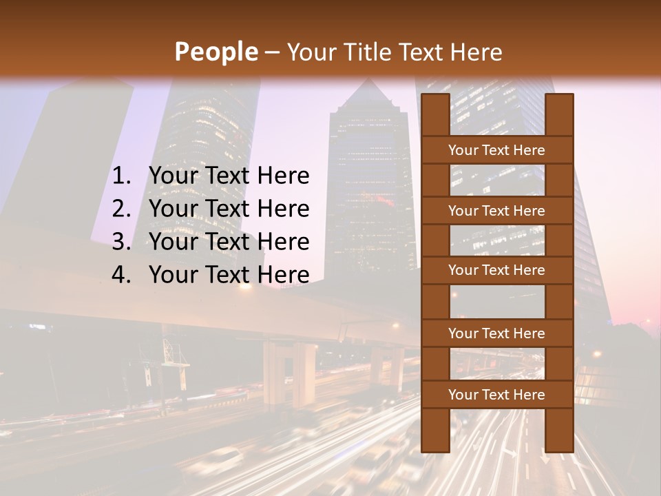 Night City PowerPoint Template