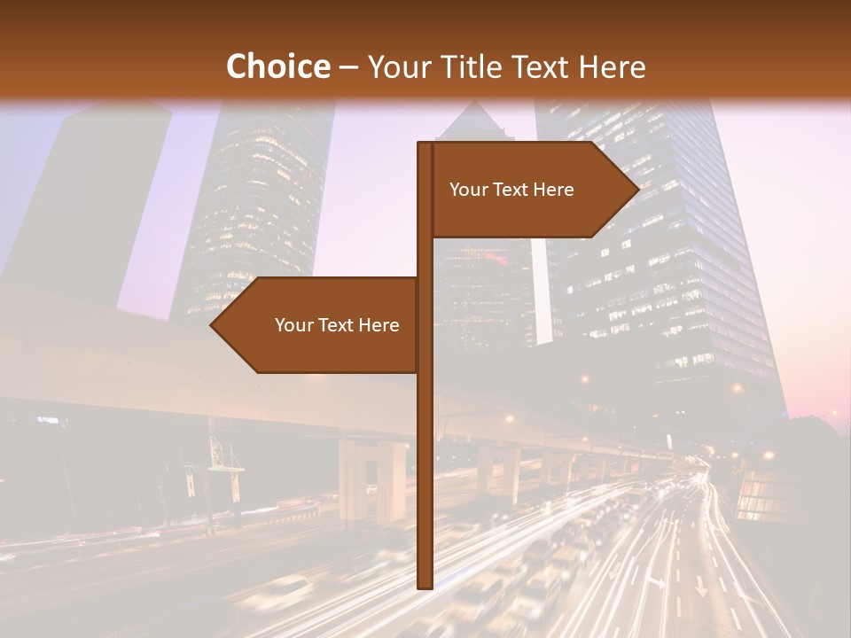 Night City PowerPoint Template