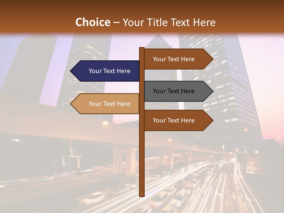 Night City PowerPoint Template