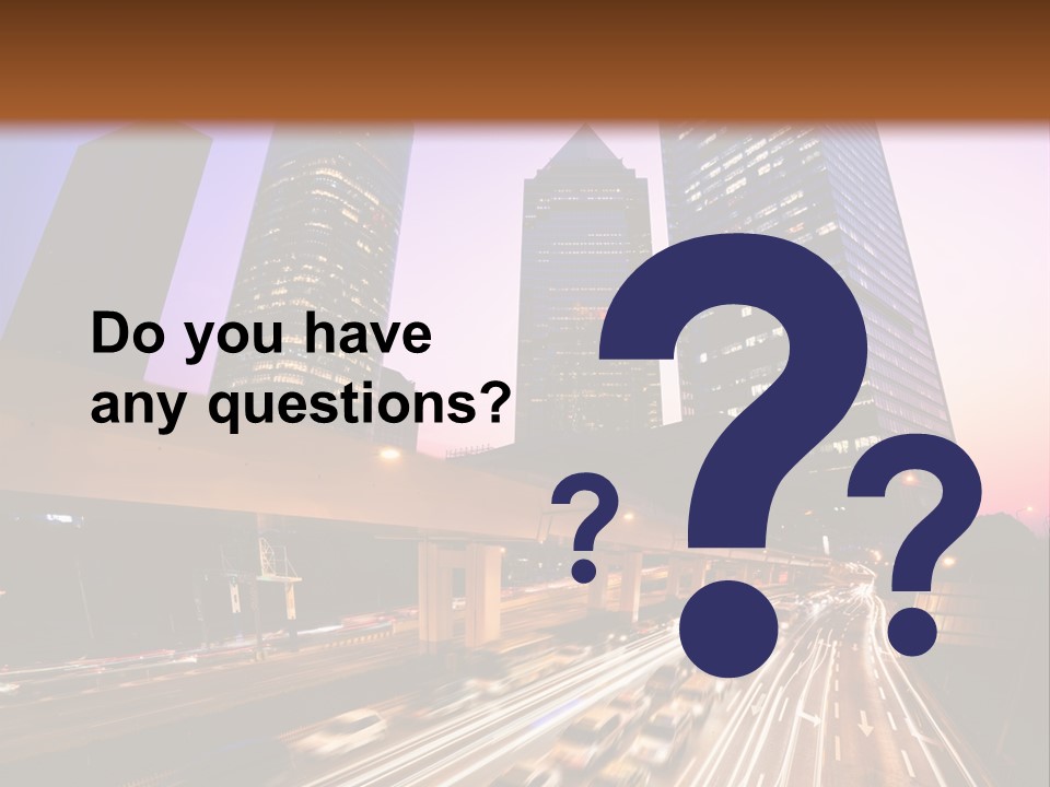 Night City PowerPoint Template