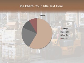 Products In Warehouses PowerPoint Template
