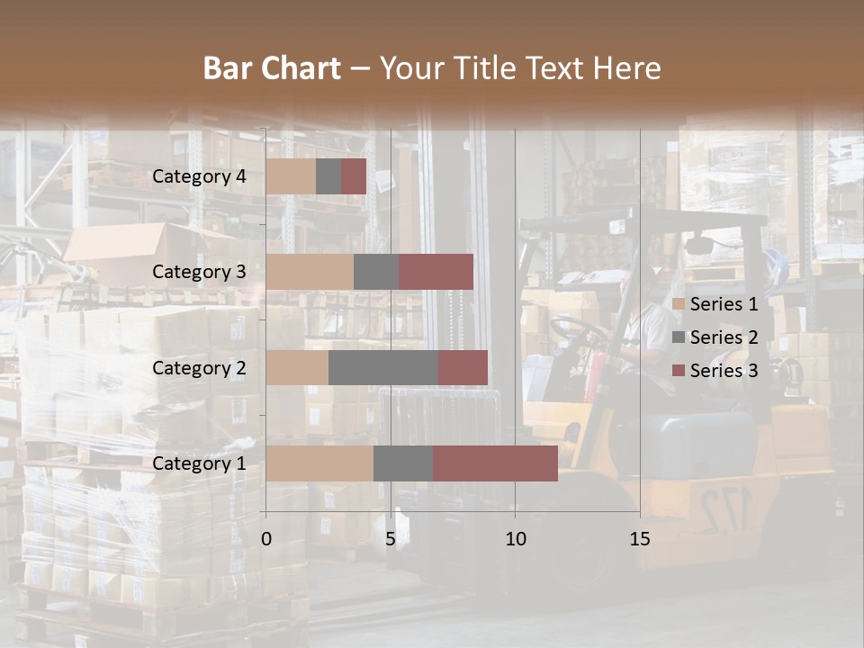 Products In Warehouses PowerPoint Template