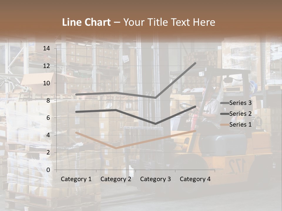 Products In Warehouses PowerPoint Template