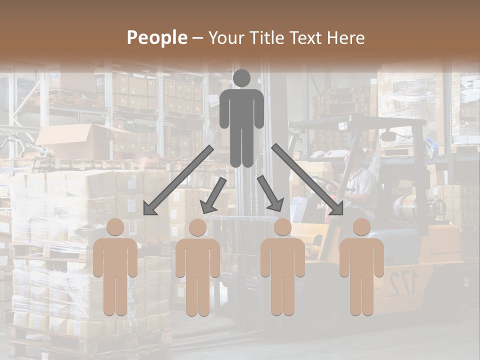 Products In Warehouses PowerPoint Template