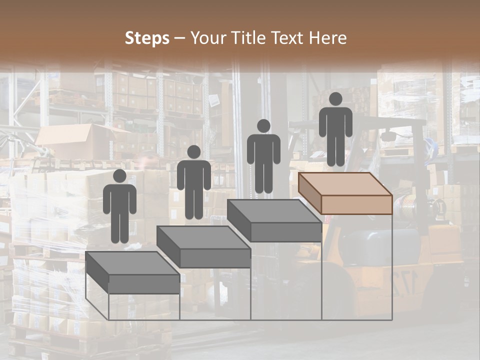 Products In Warehouses PowerPoint Template