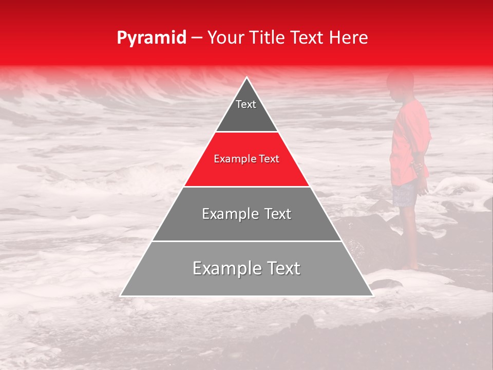 A Boy By The Sea PowerPoint Template