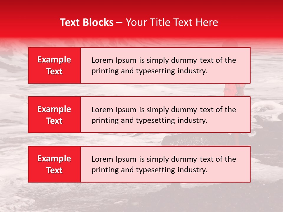 A Boy By The Sea PowerPoint Template