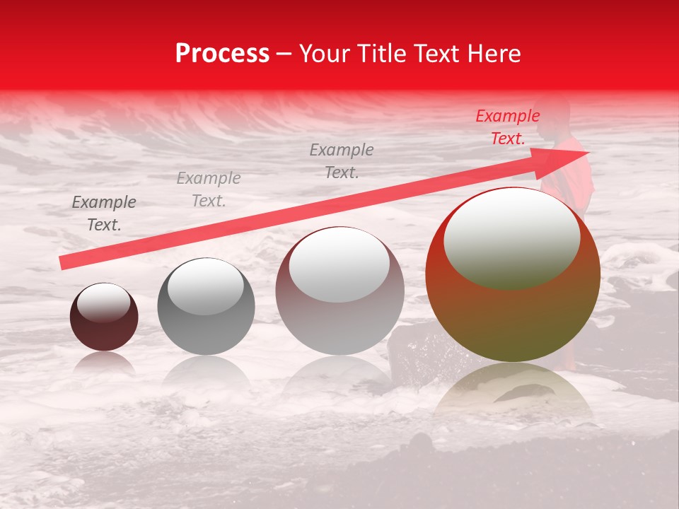 A Boy By The Sea PowerPoint Template