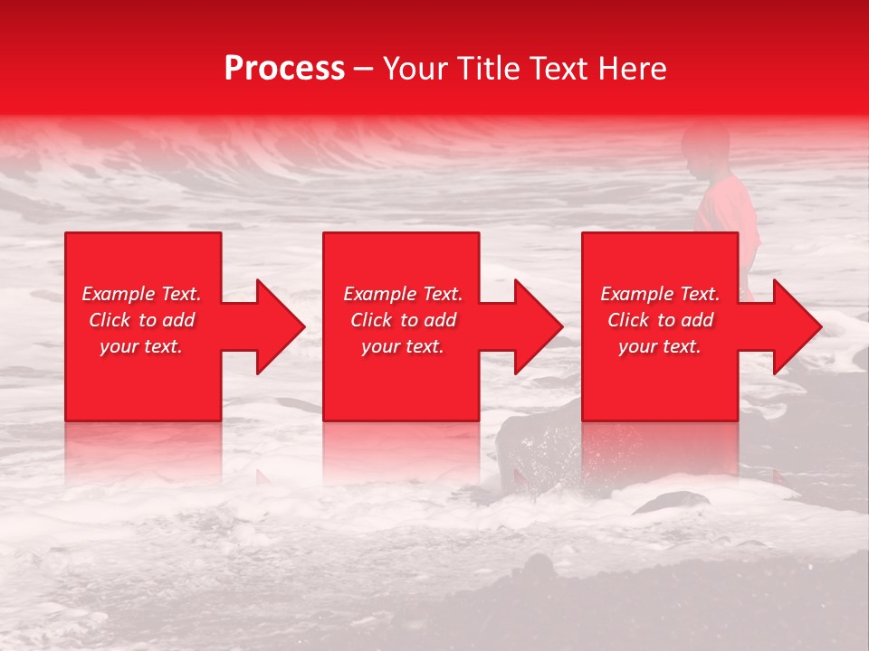 A Boy By The Sea PowerPoint Template