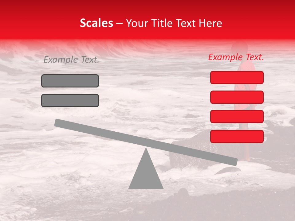 A Boy By The Sea PowerPoint Template