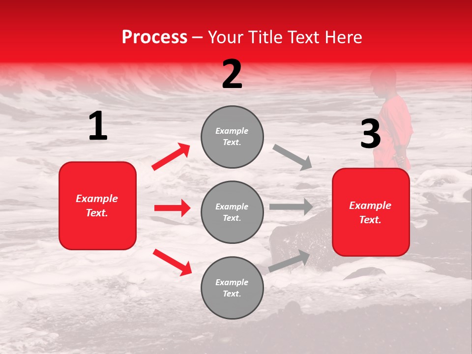 A Boy By The Sea PowerPoint Template