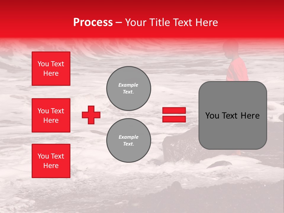 A Boy By The Sea PowerPoint Template