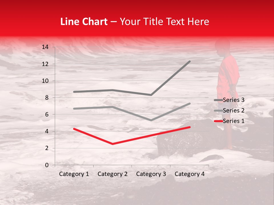 A Boy By The Sea PowerPoint Template