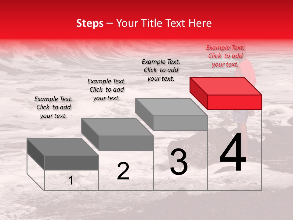 A Boy By The Sea PowerPoint Template