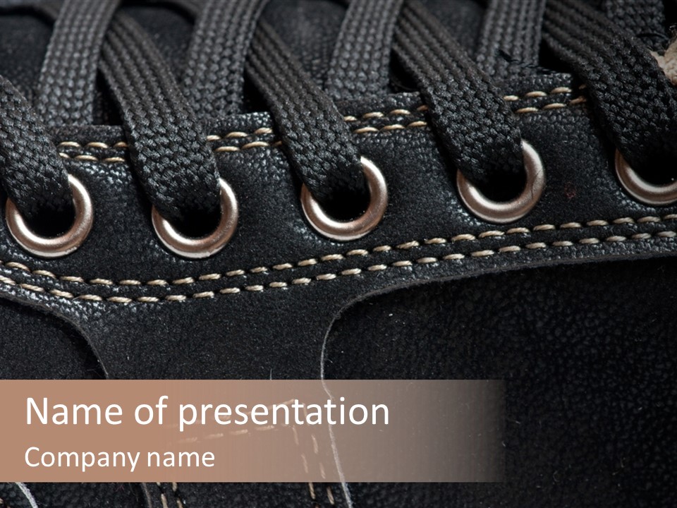 Sneaker Laces PowerPoint Template