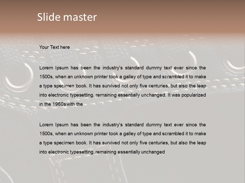 Sneaker Laces PowerPoint Template