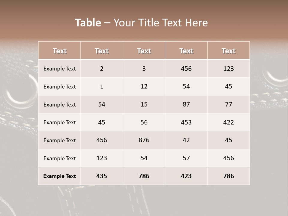 Sneaker Laces PowerPoint Template