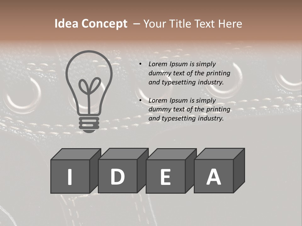 Sneaker Laces PowerPoint Template