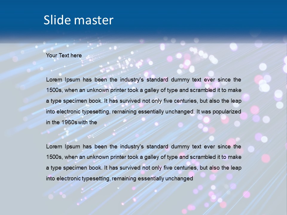 Sectional Fiber PowerPoint Template