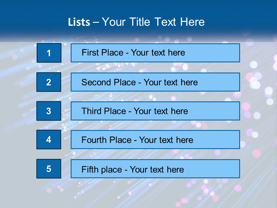 Sectional Fiber PowerPoint Template