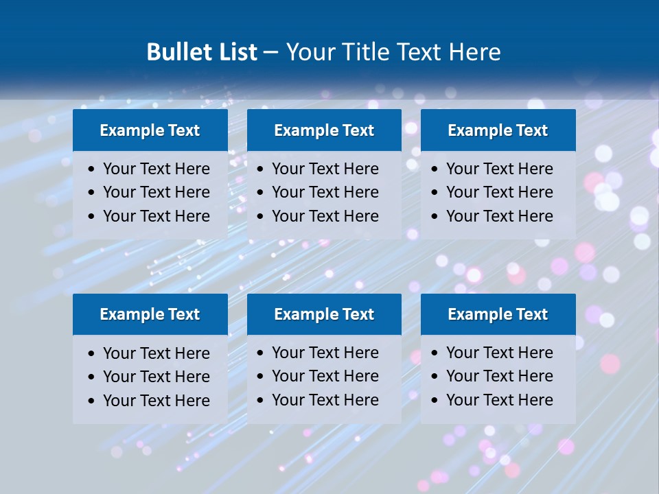 Sectional Fiber PowerPoint Template