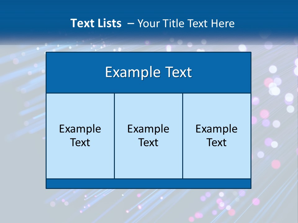 Sectional Fiber PowerPoint Template