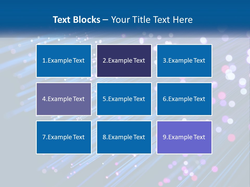Sectional Fiber PowerPoint Template