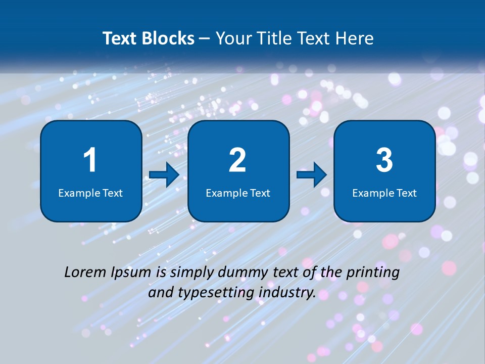Sectional Fiber PowerPoint Template