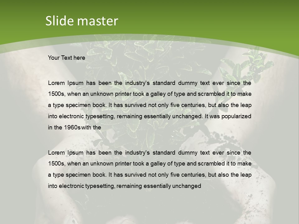 Grow New Life PowerPoint Template