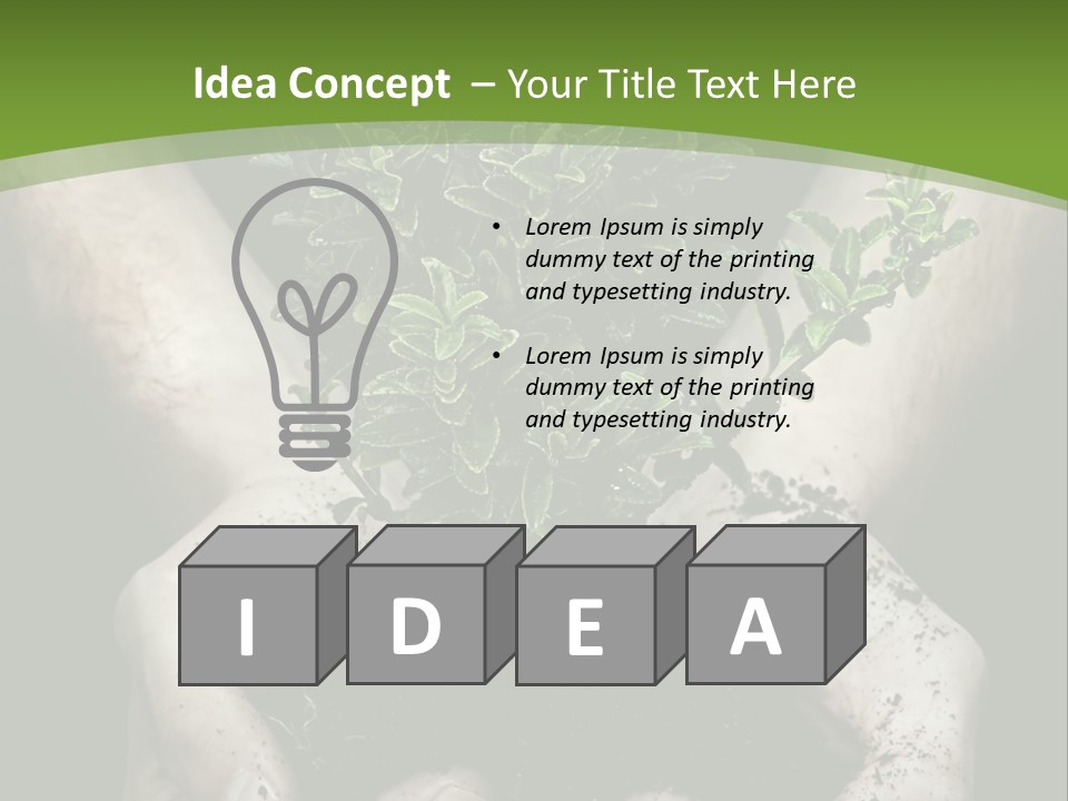 Grow New Life PowerPoint Template