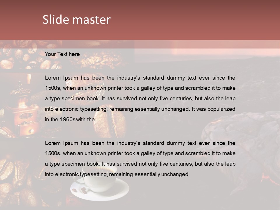 Coffee Beans PowerPoint Template