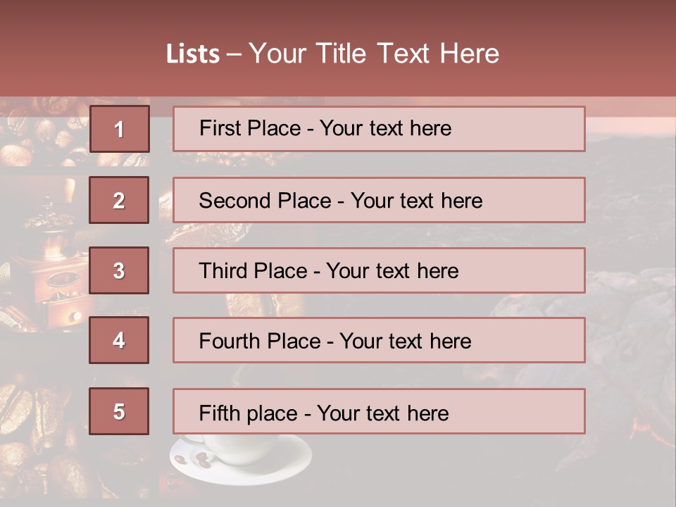 Coffee Beans PowerPoint Template
