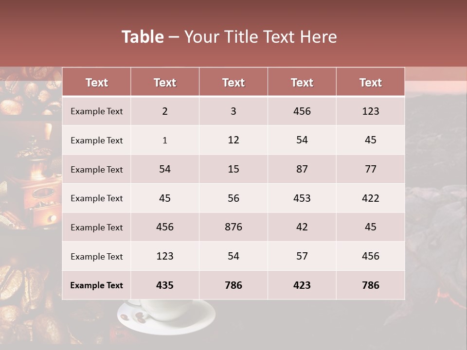 Coffee Beans PowerPoint Template