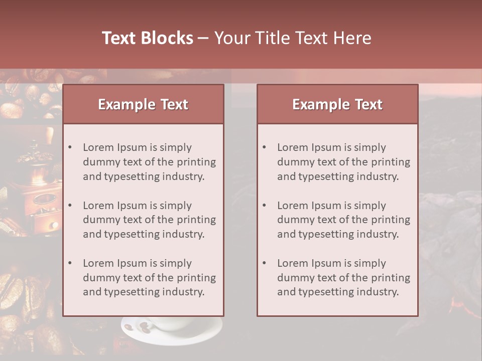 Coffee Beans PowerPoint Template