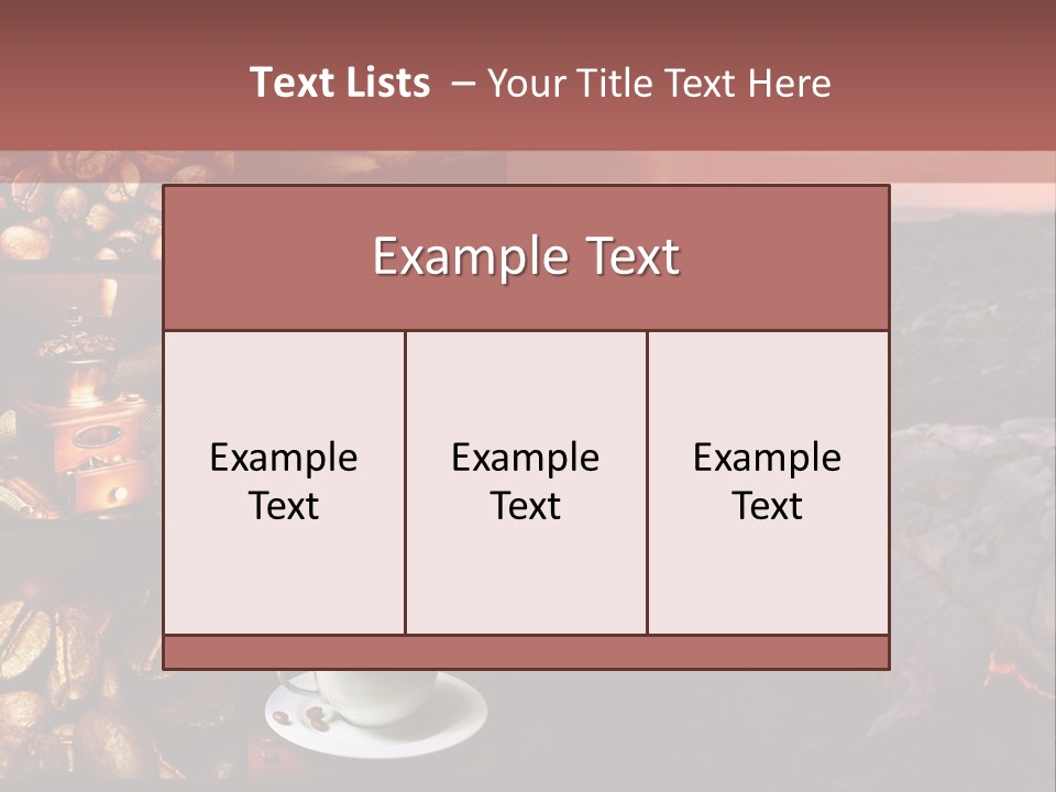 Coffee Beans PowerPoint Template