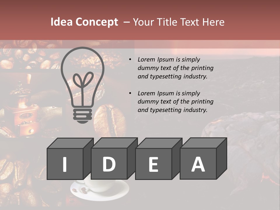 Coffee Beans PowerPoint Template