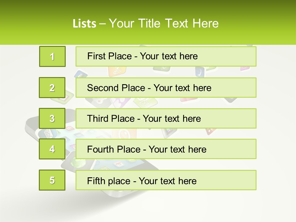 Mobile Applications PowerPoint Template