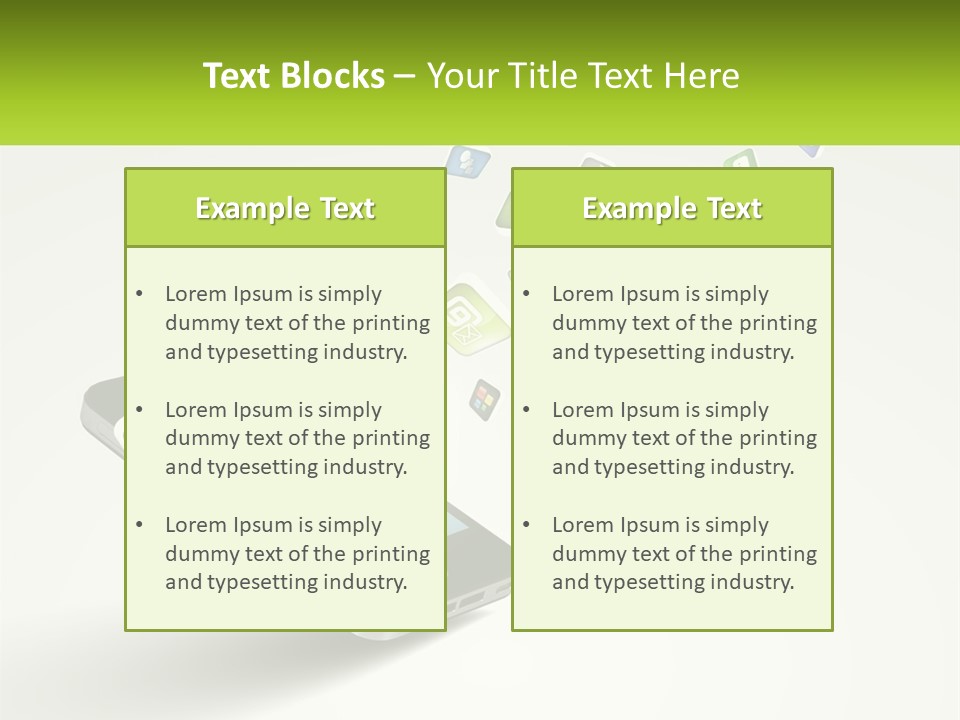 Mobile Applications PowerPoint Template