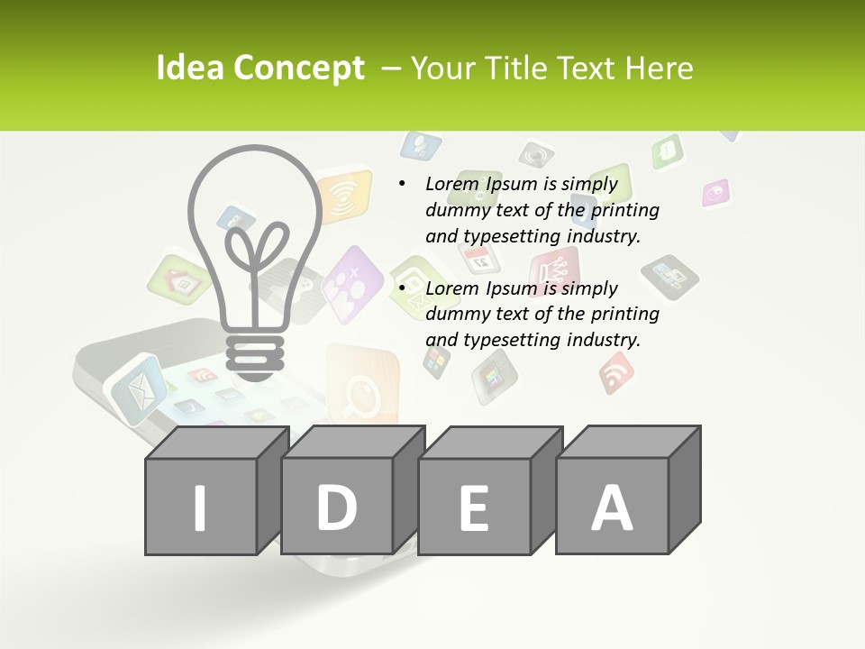 Mobile Applications PowerPoint Template