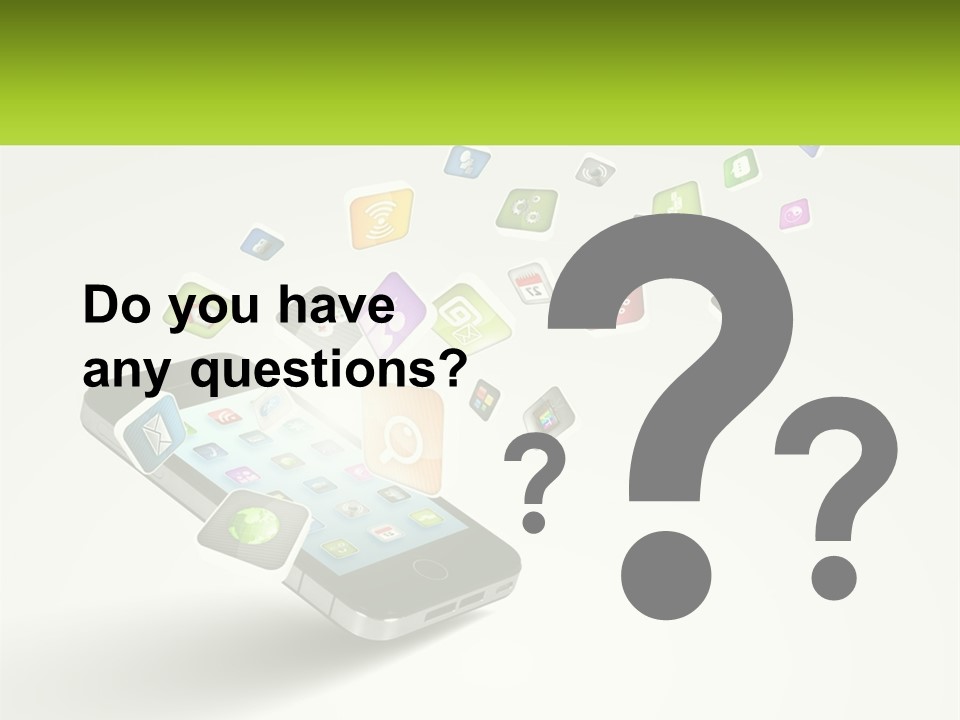 Mobile Applications PowerPoint Template