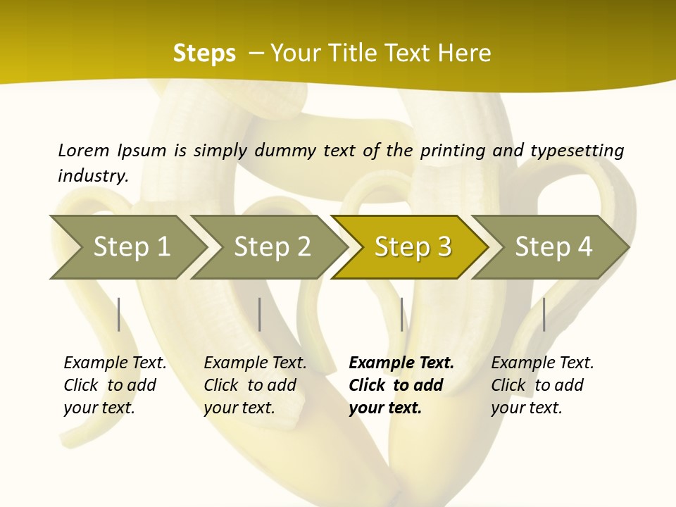 Bananas PowerPoint Template