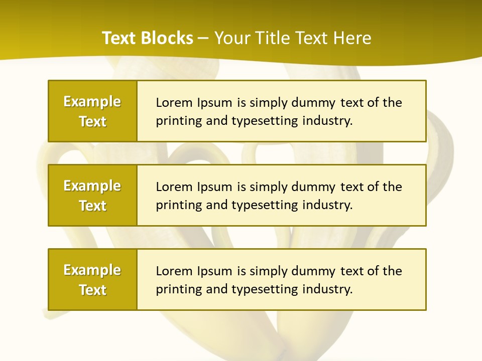 Bananas PowerPoint Template